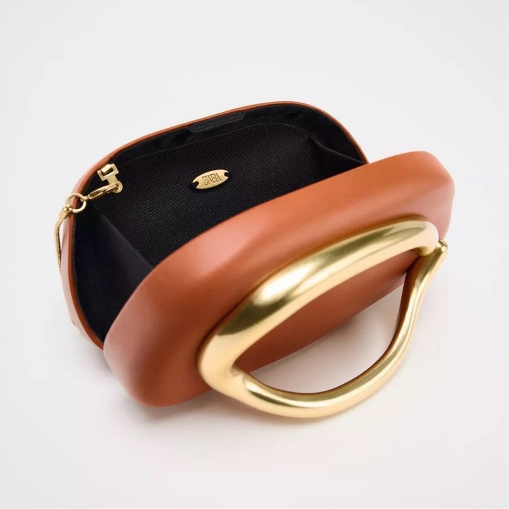 ZARA Box Bag Clutch NWOT - Picture 4 of 5